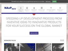 Tablet Screenshot of nasp.de